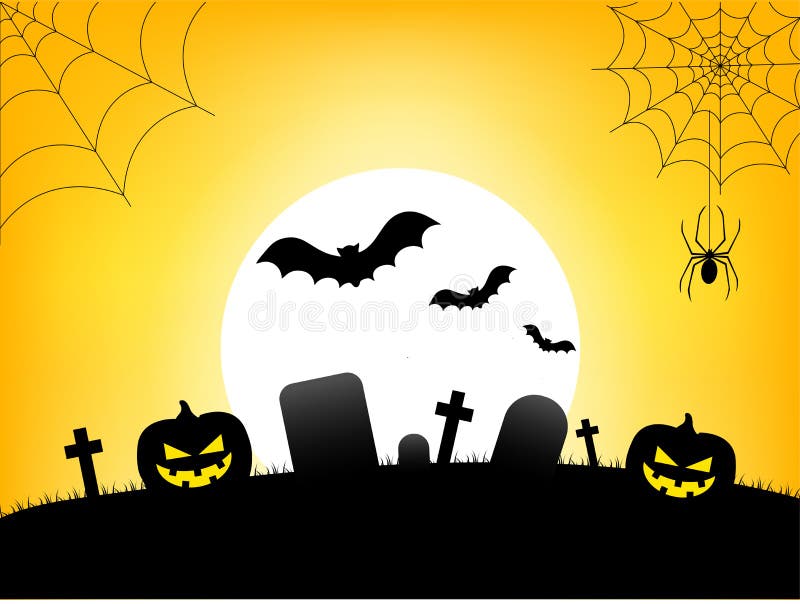 Bandera del texto del feliz Halloween, vector libre illustration Bandera del texto del feliz Halloween, vector libre illustration