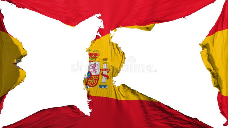 Bandera españa desgarrada fotografías e imágenes de alta resolución - Alamy