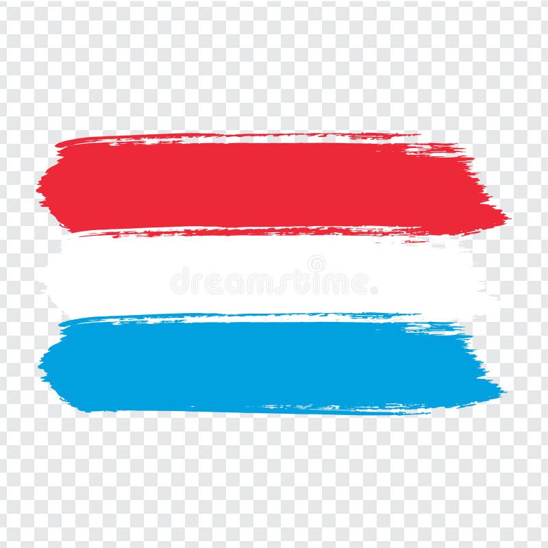 Flag Luxembourg, brush stroke background. Flag Grand Duchy of Luxembourg on transparent background. Painted texture. Stock vector. Flag for your web site design, logo, app, UI. Vector illustration EPS10. Flag Luxembourg, brush stroke background. Flag Grand Duchy of Luxembourg on transparent background. Painted texture. Stock vector. Flag for your web site design, logo, app, UI. Vector illustration EPS10