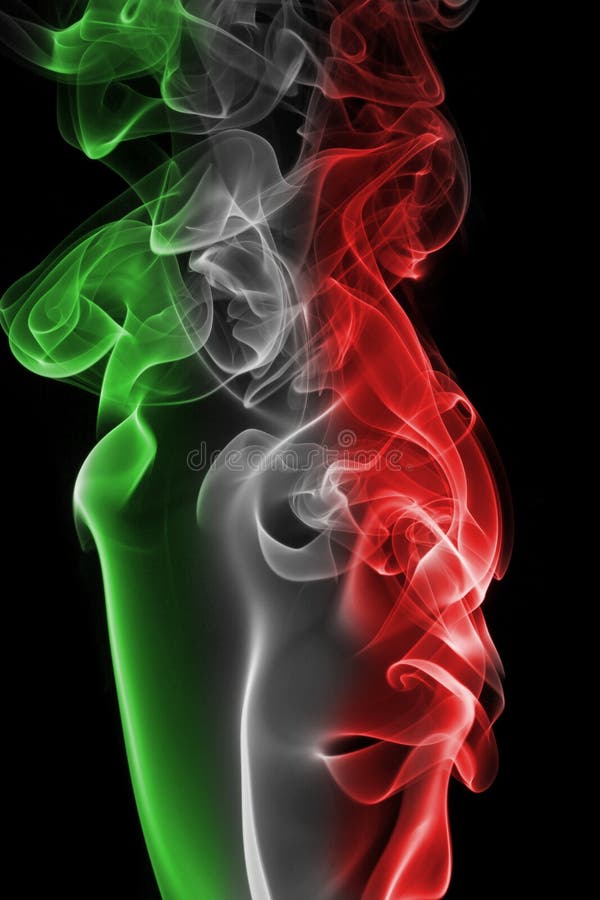 Bandera nacional del humo de Italia libre illustration Bandera nacional del humo de Italia libre illustration