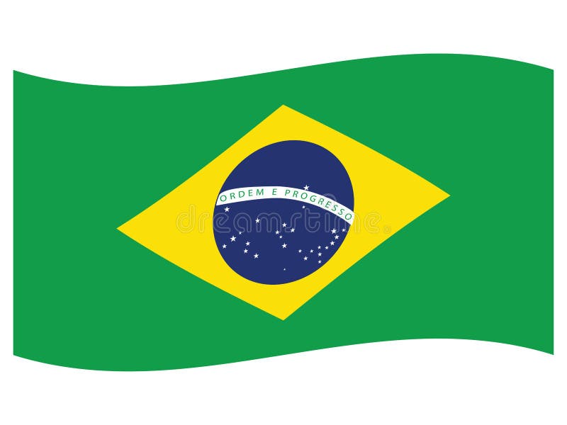 Ilustración de Bandera De Brasil y más Vectores Libres de Derechos de Brasil  - Brasil, Bandera brasileña, Bandera - iStock