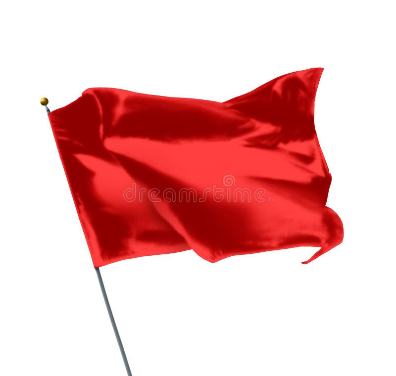 Bandera roja de la maqueta foto de archivo libre de regalías Bandera roja de la maqueta foto de archivo libre de regalías
