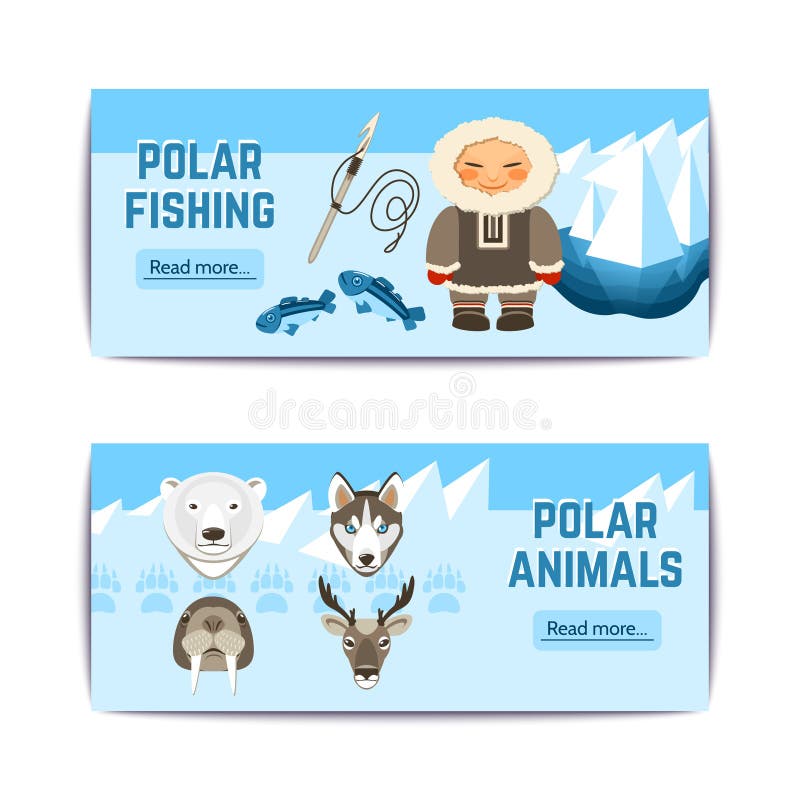Banderas de Chukchi fijadas libre illustration Banderas de Chukchi fijadas libre illustration