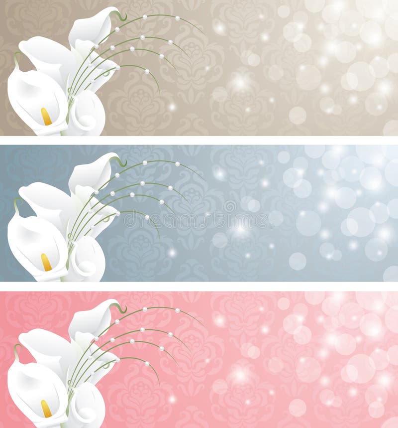 Banderas de la boda. ilustración del vector Banderas de la boda. ilustración del vector