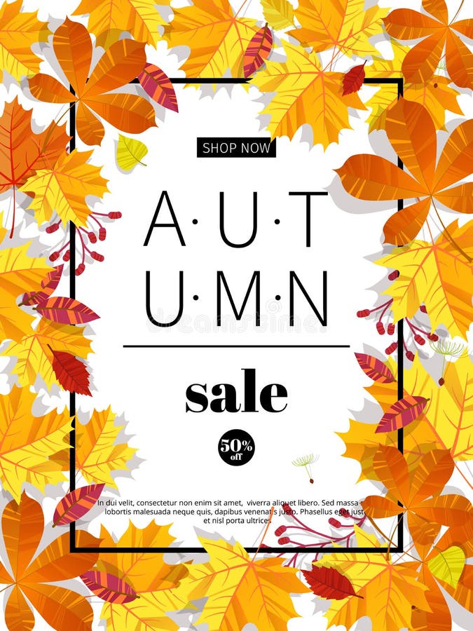 Banderas de las ventas del otoño para el web o la impresión Bandera de la venta y de los descuentos de la temporada de otoño Hoja libre illustration Banderas de las ventas del otoño para el web o la impresión Bandera de la venta y de los descuentos de la temporada de otoño Hoja libre illustration