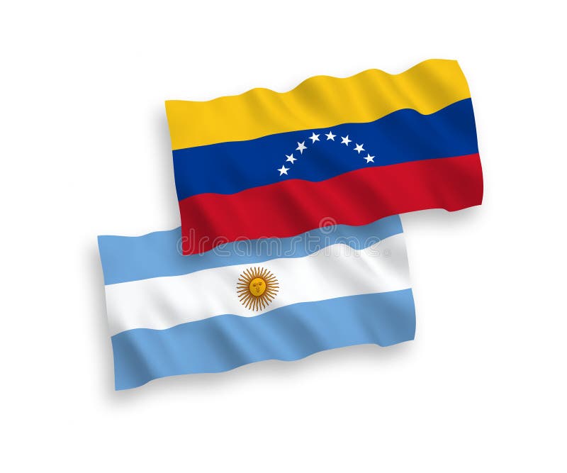 Mapa En Colores De La Bandera De La Argentina, Vector Editable De Venezuela  Ilustración del Vector - Ilustración de colores, naturalice: 137936891