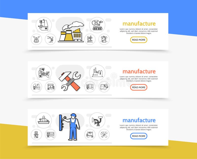 Banderas horizontales de fabricación libre illustration