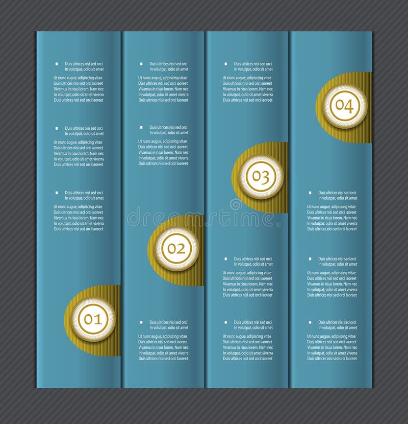 Banderas numeradas papel Modelo del diseño del vector stock de ilustración Banderas numeradas papel Modelo del diseño del vector stock de ilustración
