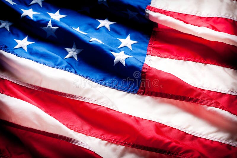 Bandiera americana fotografie stock Bandiera americana fotografie stock