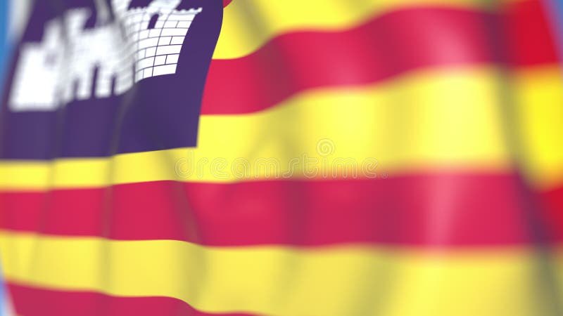 Bandiere catalano, dimostrazione Promozione della lingua catalana nelle  Isole Baleari, Palma di Maiorca, SPAGNA Foto stock - Alamy