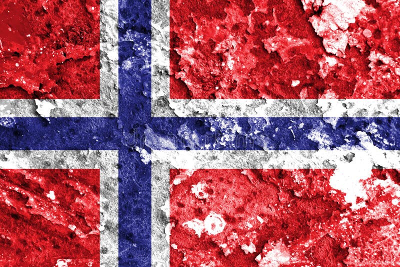 Bandiera della Norvegia fotografie stock libere da diritti Bandiera della Norvegia fotografie stock libere da diritti