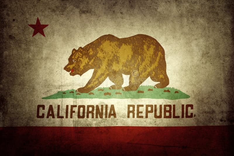 Bandiera di California fotografia stock libera da diritti Bandiera di California fotografia stock libera da diritti