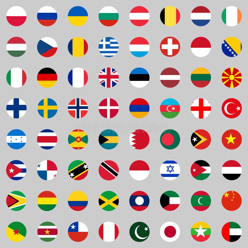 Bandiere dei paesi del mondo, un grande insieme delle bandiere dei paesi differenti royalty illustrazione gratis Bandiere dei paesi del mondo, un grande insieme delle bandiere dei paesi differenti royalty illustrazione gratis