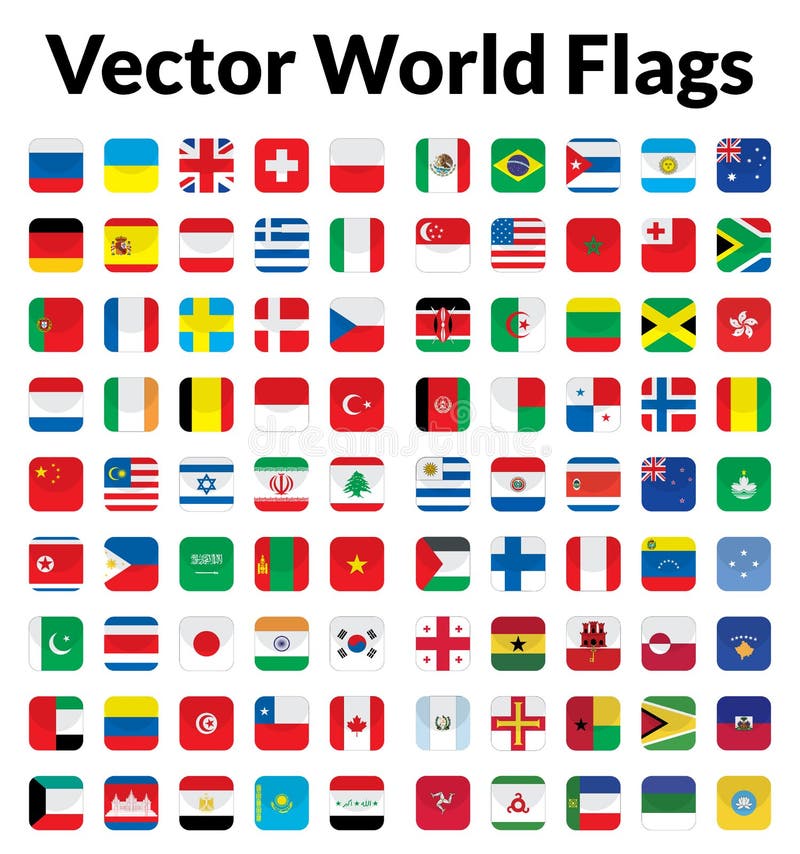 Bandiere Del Mondo Illustrazioni, Vettoriali E Clipart Stock – (116,001  Illustrazioni Stock)