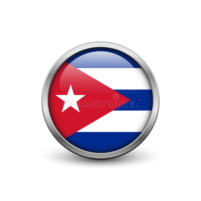 Bandierina cubana illustrazione di stock Bandierina cubana illustrazione di stock