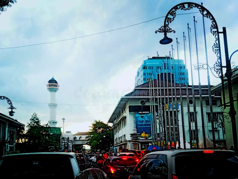 Bandung Indonesia March 26 2022 Traffic Jams In City Of Bandung At Bandung Indonesia March 26 2022 Traffic Jams In City Of Bandung At