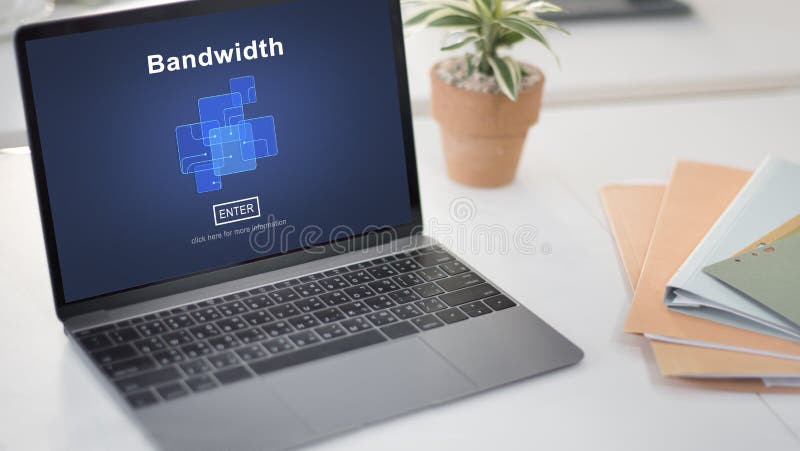 Bandwidth Broadband Connection Data Information Internet Concept royalty free stock photography