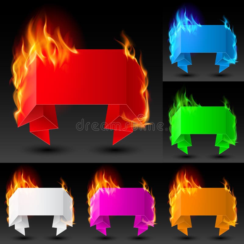baner aktiverar seten vektor illustrationer baner aktiverar seten vektor illustrationer