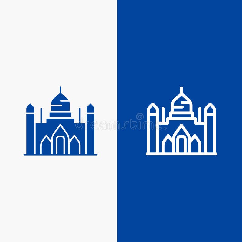 Baner för blå för baner för fast symbol för för för Aurangabad fort, Bangladesh, Dhaka, Lalbagh linje och skåra blått symbol för royaltyfri illustrationer Baner för blå för baner för fast symbol för för för Aurangabad fort, Bangladesh, Dhaka, Lalbagh linje och skåra blått symbol för royaltyfri illustrationer