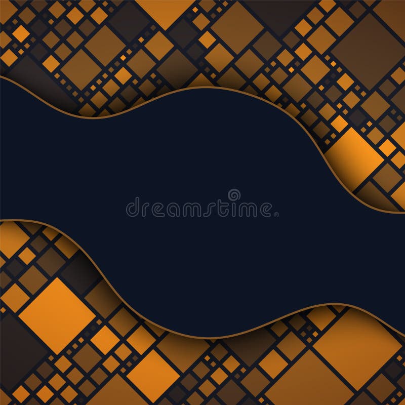 Baner plac technologii Blockchain reklama. Tło kryptowaluty ilustracji