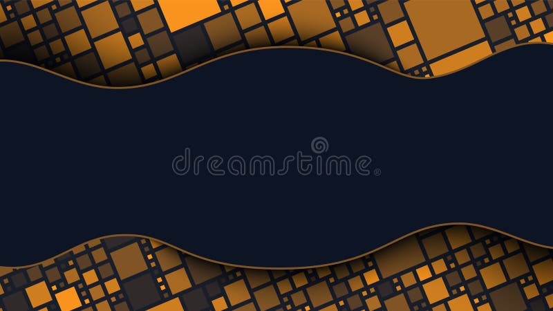 Baner w sieci Web dotyczący technologii blockchain, reklama. Tło technologii kryptograficznej royalty ilustracja