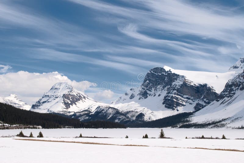 banff Canada krajobrazowa park narodowy zima zdjęcia stock banff Canada krajobrazowa park narodowy zima zdjęcia stock