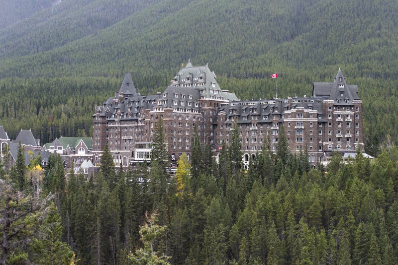 Banff Springs Hotel, Banff, Alberta, Canada fotografia stock libera da diritti Banff Springs Hotel, Banff, Alberta, Canada fotografia stock libera da diritti