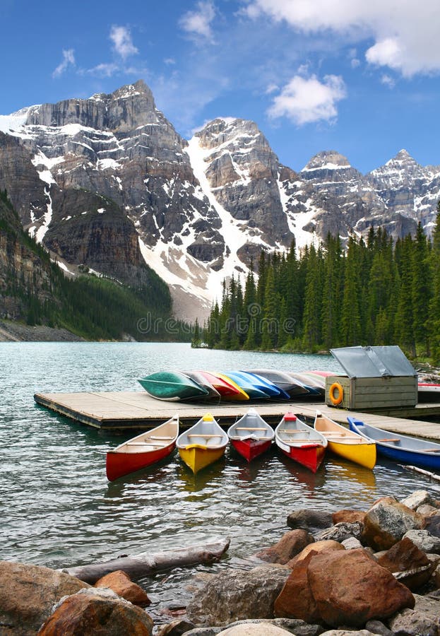 Moraine lake, Banff National Park, AB, Canada. Moraine lake, Banff National Park, AB, Canada