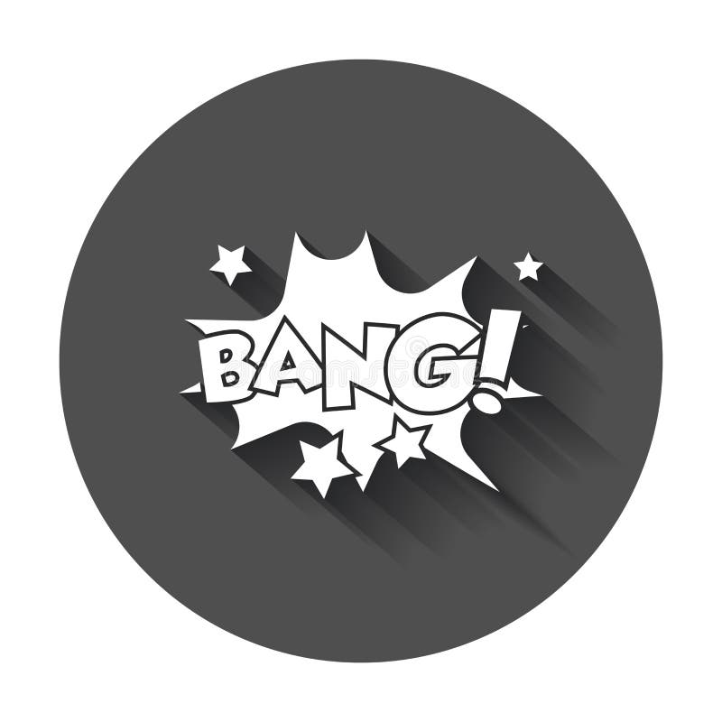 Bang Comic Sound Effects. Sound Bubble Speech with Word and Comic
