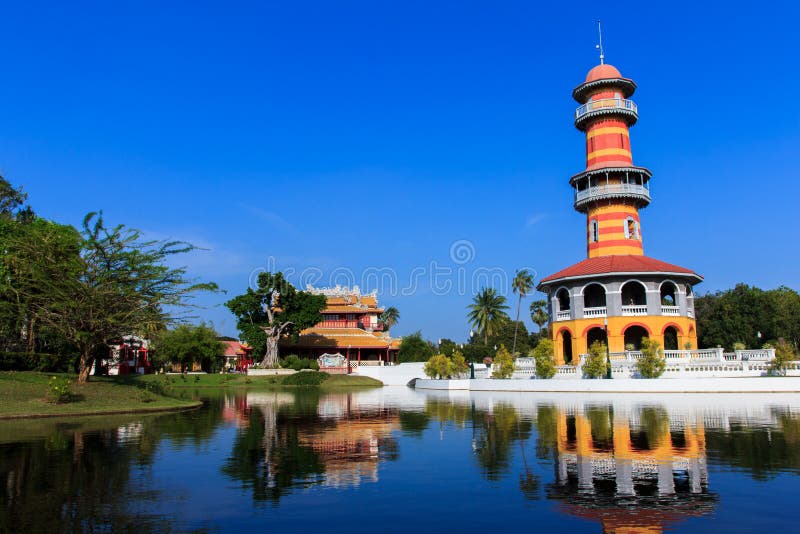 Bang Pa-In Palace in Phra Nakhon Si Ayutthaya,Thailand