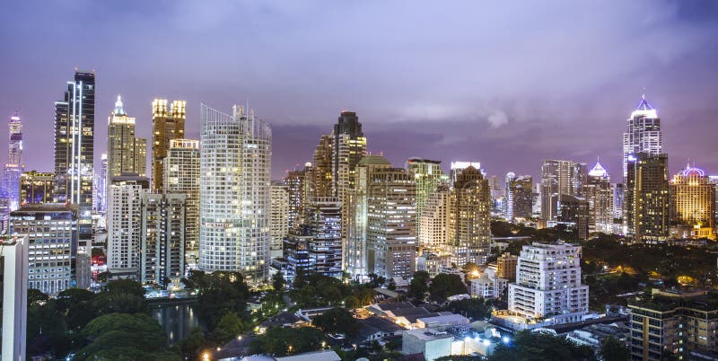 Bangkok night royalty free stock photos