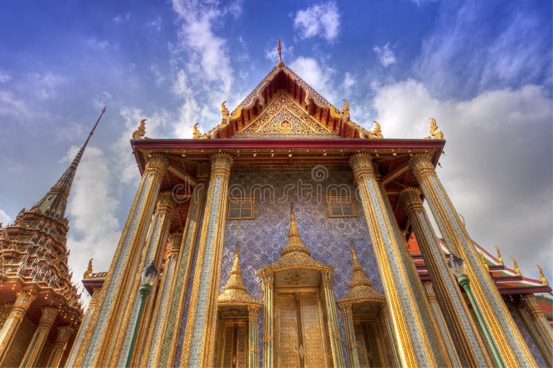 Bangkok pałac królewski (HDR) zdjęcie royalty free Bangkok pałac królewski (HDR) zdjęcie royalty free