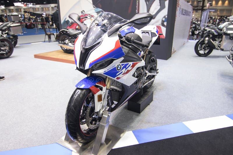 The Front of Motorcycle BMW at International Motor Show Nonthaburi