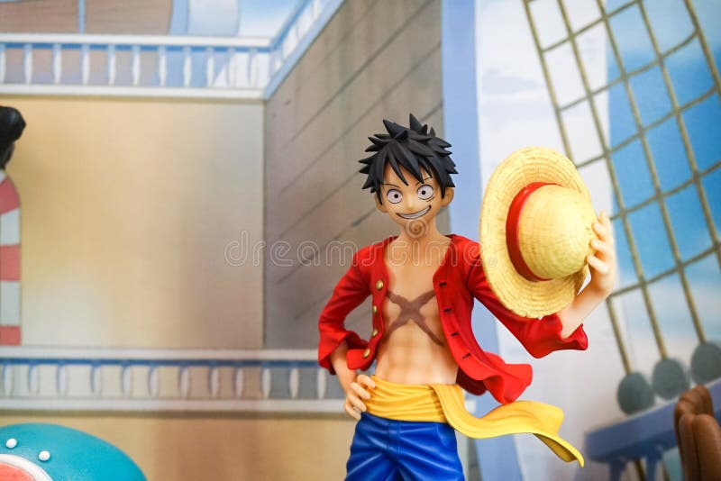 Luffy D Macaco De Um Japonês Famoso Manga Da Parte Foto Editorial