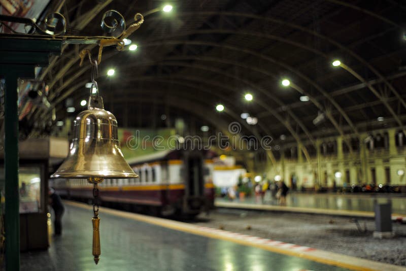 Bangkok Thailand: Juni 17,2018-The central drevstation, Hua Lum Pong, Bangkok Thailand royaltyfria foton Bangkok Thailand: Juni 17,2018-The central drevstation, Hua Lum Pong, Bangkok Thailand royaltyfria foton