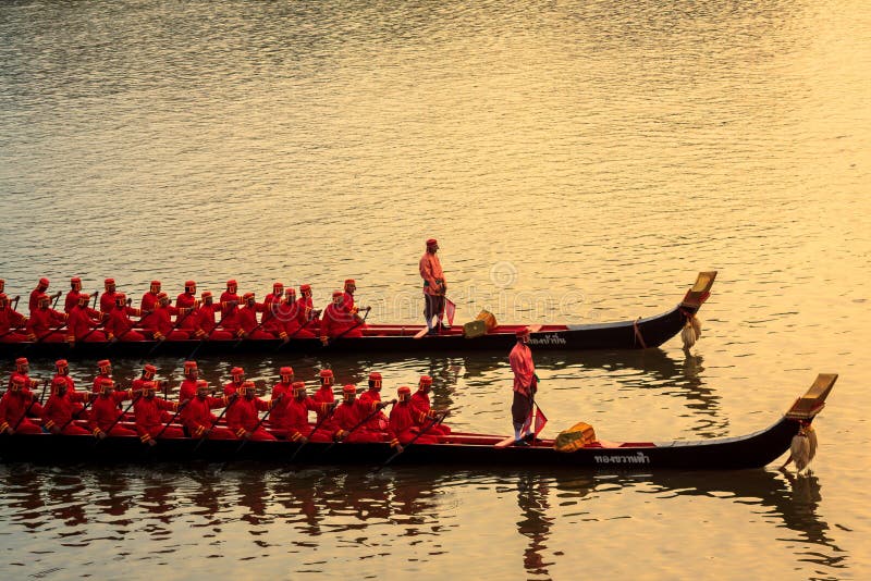 BANGKOK, THAILAND - NOVEMBER 6: Thai Royal barge