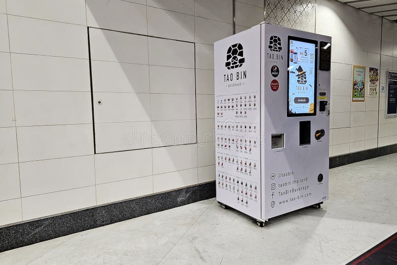 Tao Bin Vending Machine. it is a Famous Smart Robotic Barista in