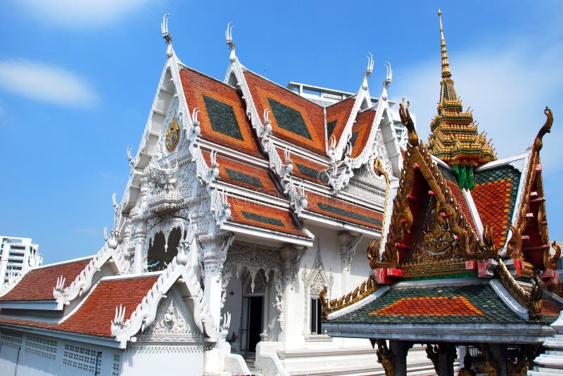 Bangkok, Thaïlande : Wat Hua Lumphong images stock Bangkok, Thaïlande : Wat Hua Lumphong images stock