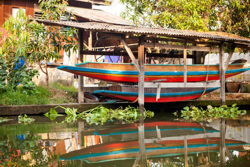 Bangkok thonburi klongs - canals view