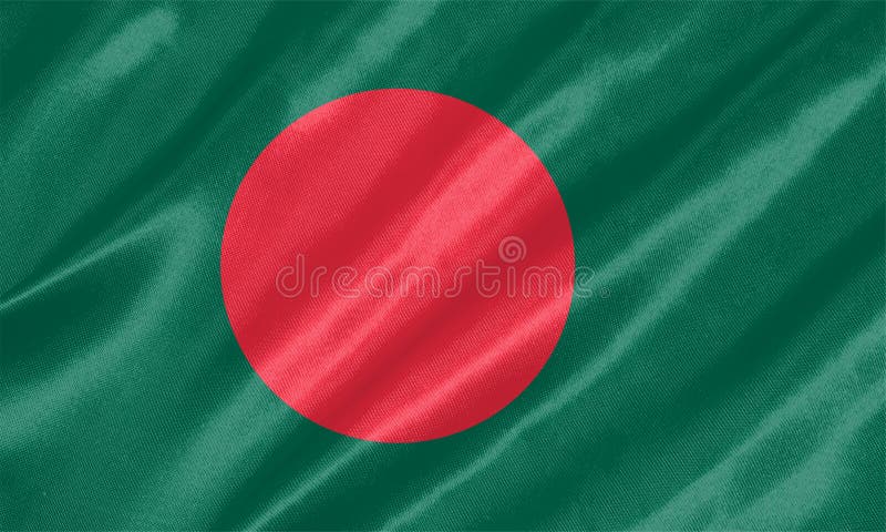 Bangladesh flagga stock illustrationer Bangladesh flagga stock illustrationer