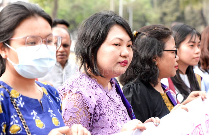 International Women's Day 2023 observed on across the country as elsewhere in the world with the theme Digit ALL: Innovation and technology for gender equality. Department of Women Affairs and Jatiya Mohila Sangstha organized a colorful procession, rally at National Shahid Minar Dhaka, Bangladesh on March 8, 2023. International Women's Day 2023 observed on across the country as elsewhere in the world with the theme Digit ALL: Innovation and technology for gender equality. Department of Women Affairs and Jatiya Mohila Sangstha organized a colorful procession, rally at National Shahid Minar Dhaka, Bangladesh on March 8, 2023.