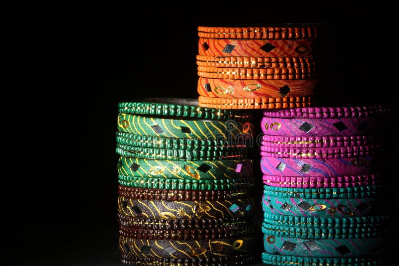 Bangles background stock image. Image of bangles, green 16780863