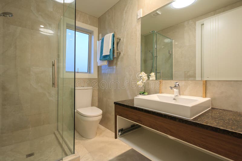 Casa de banho de luxo foto de stock