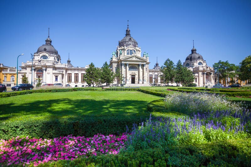 Termas e Spa, Budapeste imagem de stock royalty free