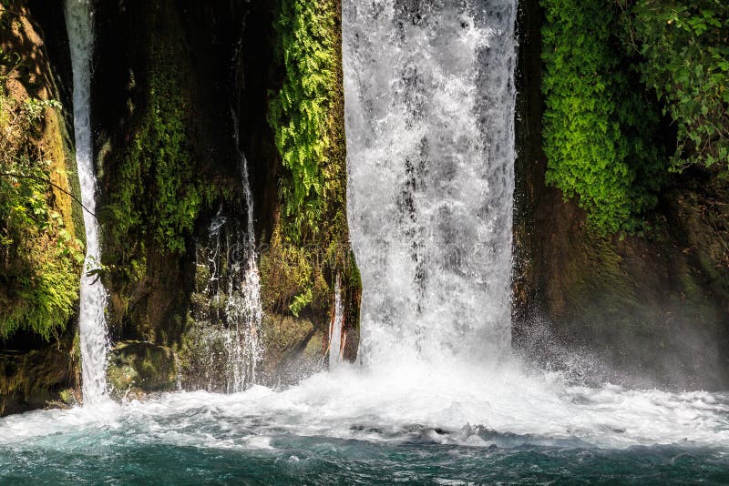 Bach Hermon mit Banias Fall, Golanhöhen, Israel Stock Photo - Alamy