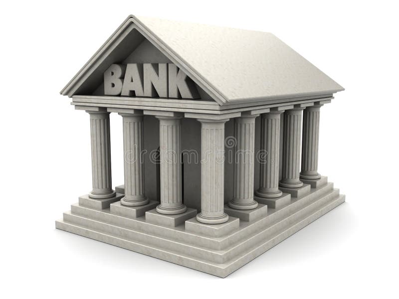 Bank vector illustratie