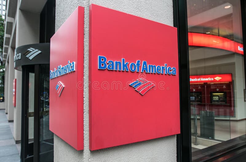Bank of America logo stock image Bank of America logo stock image
