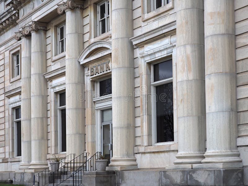 Old bank building stock image. Image of classical, historic 20898247