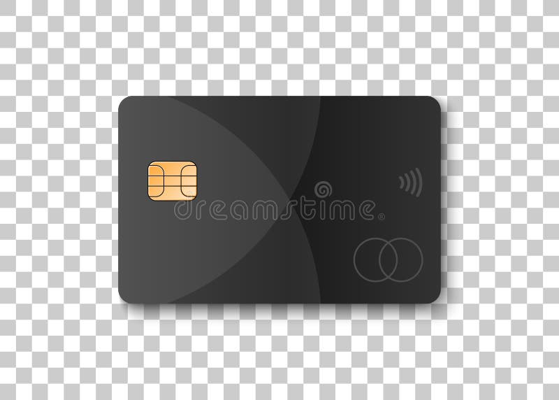 Bank Credit Card Design Mockup Credit Card on Transparent Background Bank Credit Card Design Mockup Credit Card on Transparent Background