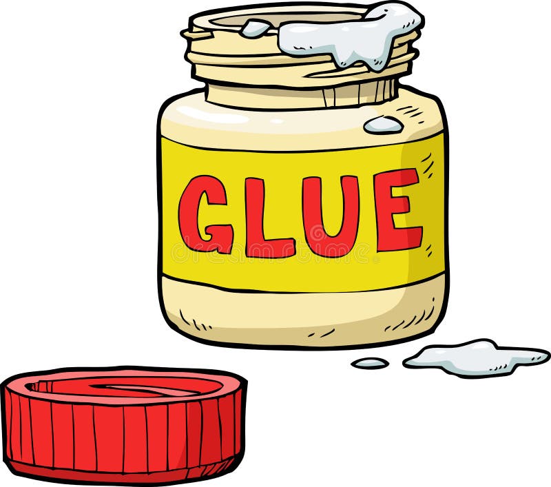 Tube of glue stock vector. Illustration of gluey, extrude - 30287309